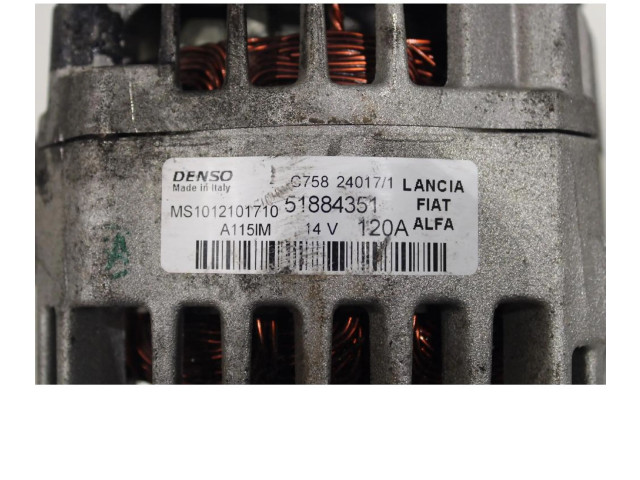Генератор 51884351 Alfa Romeo Giulietta