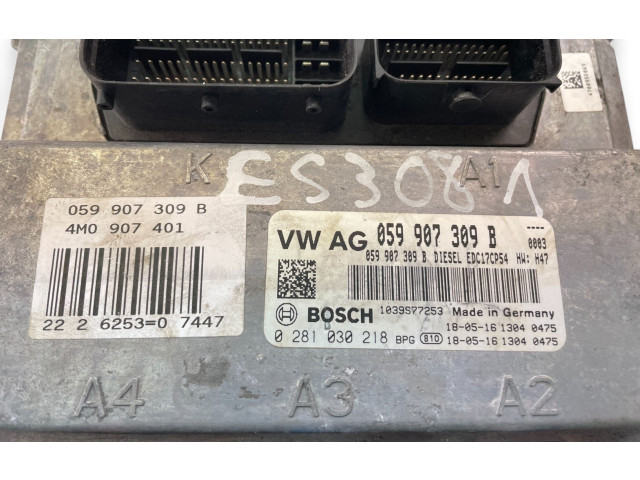 Řídící jednotka 059907309B, 0281030218   Audi Q7 4M 2018