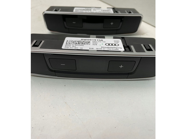 Блок управления климат-контролем 8W0919158   Audi A4 S4 B9