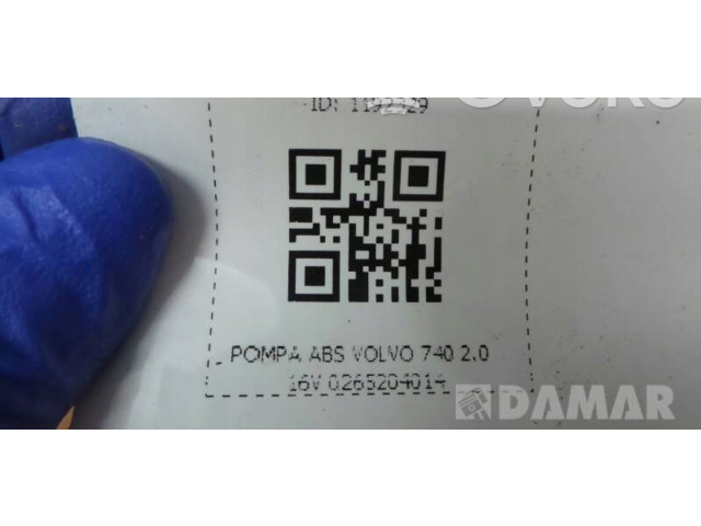Jednotka ABS 0265204014 Volvo 740 1984