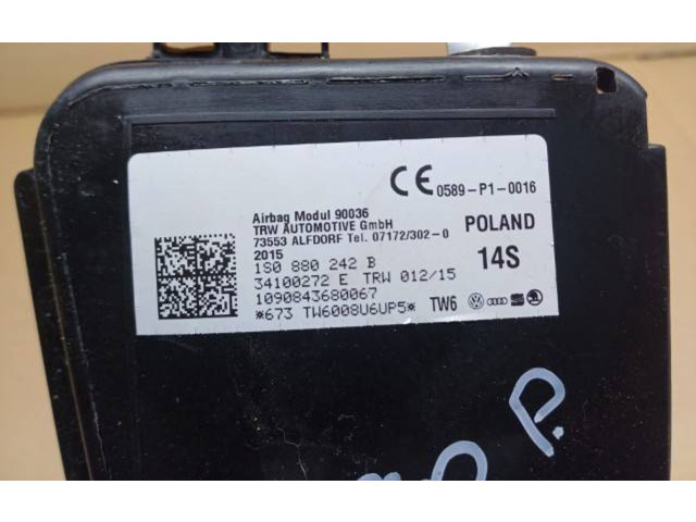 Подушка безопасности в сиденье 1S0880242B, 0589P10016 Skoda Citigo