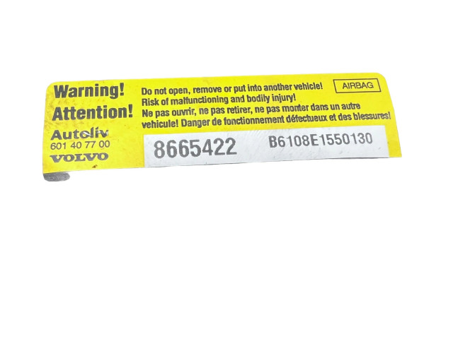 Надувная подушка для руля Volvo XC90 2003 - 2006 года