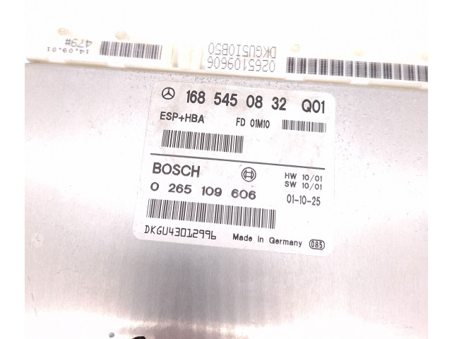 Блок управления АБС 1685450832, 0265109606   Mercedes-Benz A W168