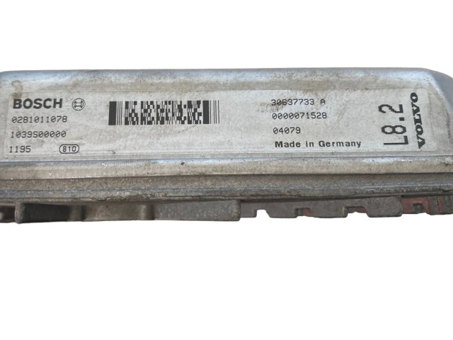 Блок управления двигателя 30637733A, 0281011078   Volvo XC90