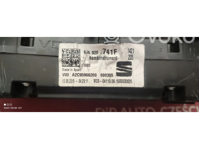 Přístrojová deska Seat Toledo IV (NH) 2016 6JA920740J