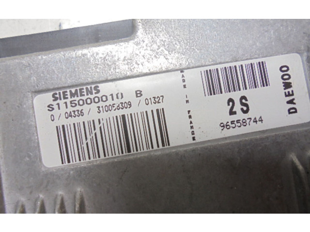 Блок управления двигателем Блок управления 96558744, 96558744   Chevrolet Matiz