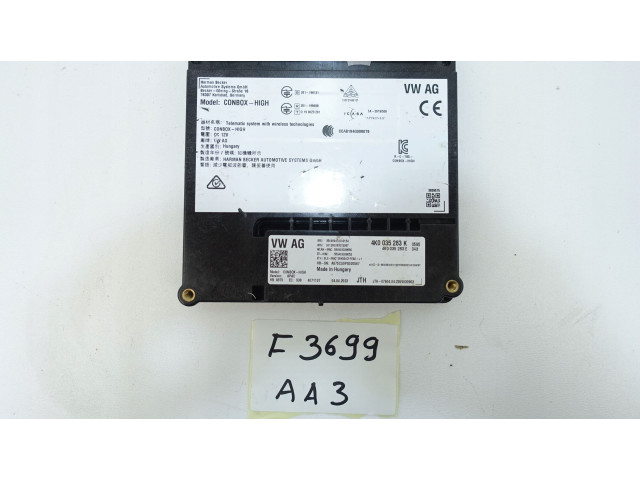 Блок управления 4K0035283K, 4K0035283K Audi A6 S6 C8 4K