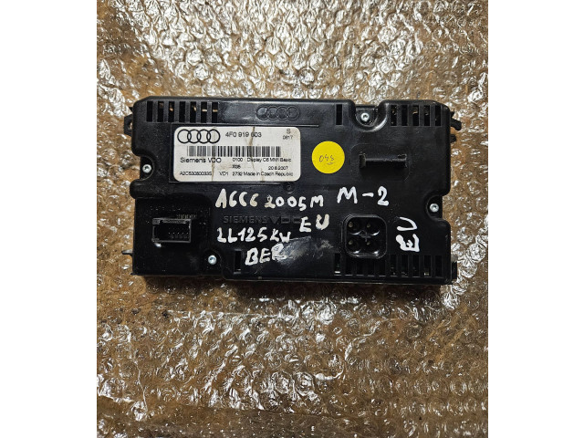 Дисплей    4F0919603, 2062007   Audi A6 S6 C6 4F