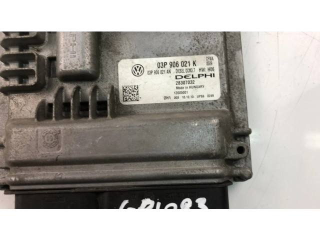 Блок управления двигателя 03P906021K Skoda Fabia Mk1 (6Y)