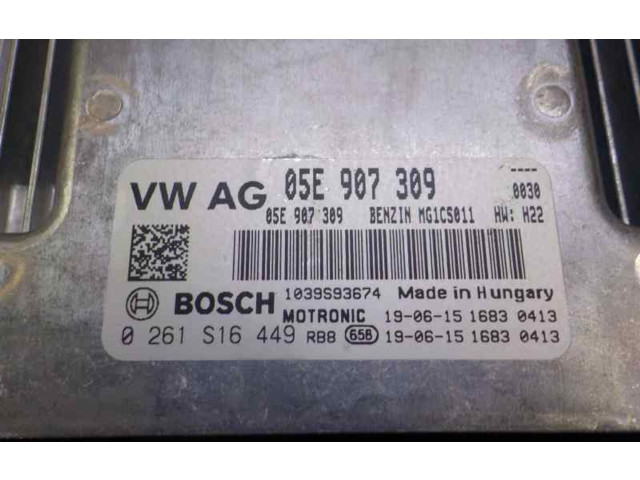 Блок управления двигателя 05E906018DAGBS, 05E907309 Audi A1