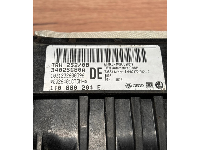 Подушка безопасности пассажира 1T0880204E, 34025680A Volkswagen Caddy