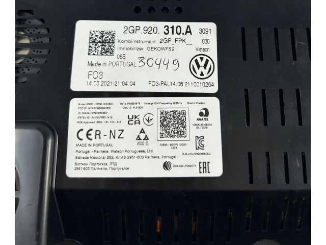 Панель приборов 2GP920310A Audi e-tron