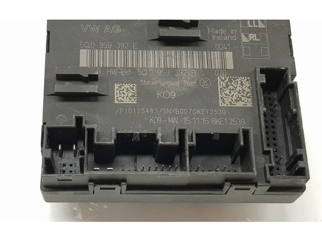 Блок управления 5Q0959392E, 5Q0959392E   Volkswagen Touran III