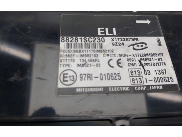 Блок управления двигателя 88281SC230   Subaru Forester SH