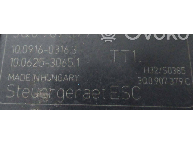 Блок АБС 3Q0907379P Skoda Octavia Mk3 (5E) 2013 - 2019 года