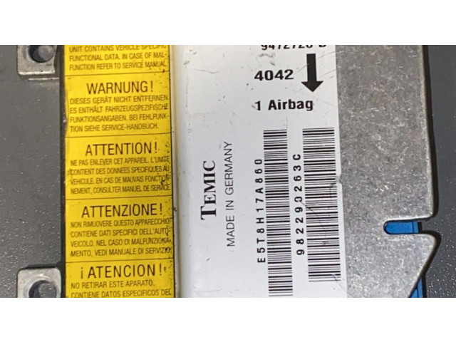 Блок подушек безопасности 9472728D, 4042   Volvo V70