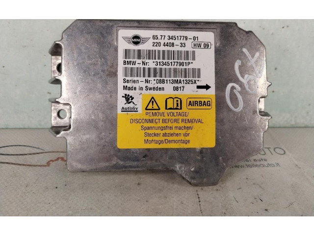 Блок подушек безопасности 65773451779-01, 65773451779-01   Mini One - Cooper Coupe R56