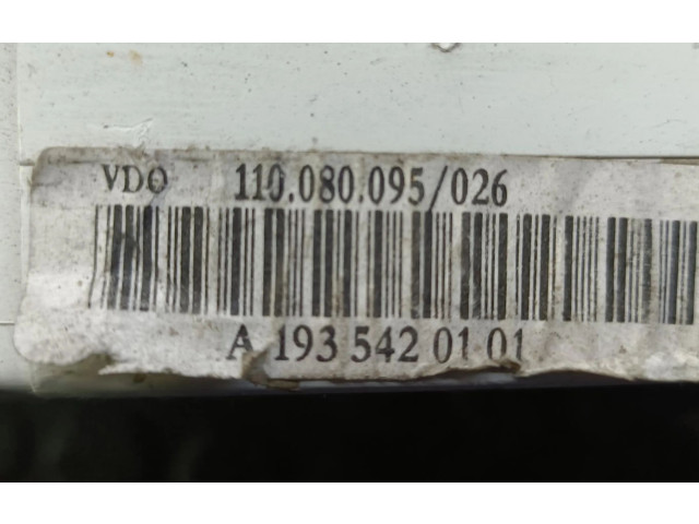 Přístrojová deska Mercedes-Benz SLK R170 81117916