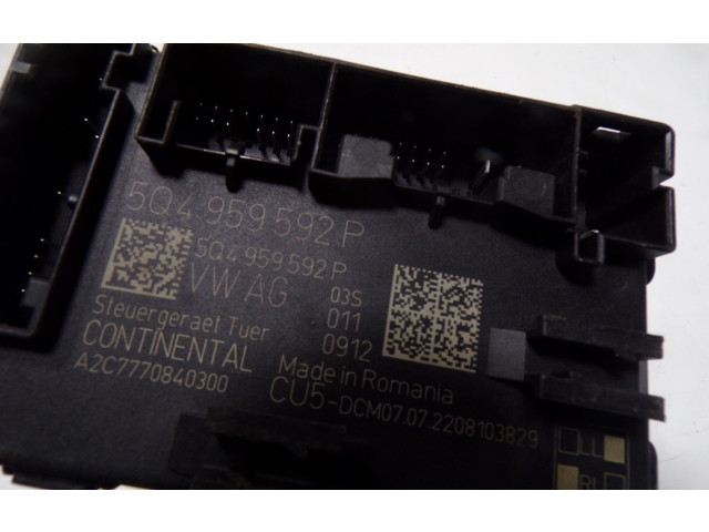 Блок комфорта 5Q4959592P, 5Q4959592P   Cupra Leon   