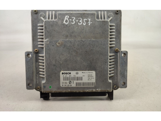 Блок управления двигателя 9634662880, 0281001782 Citroen Xantia