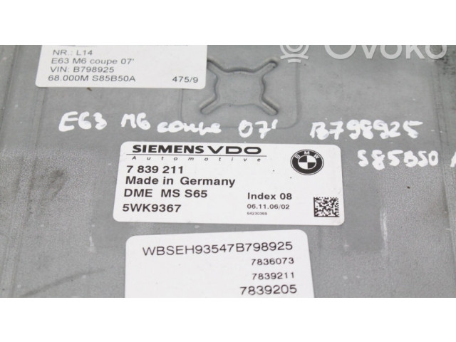 Řídící jednotka 7839211 BMW M5 2005