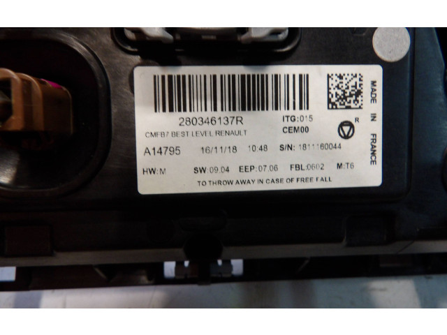 Дисплей 280346137R, A14795 Renault Clio V