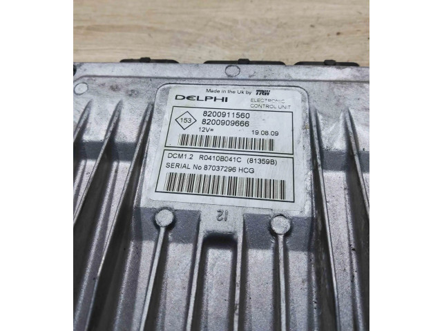 Блок управления двигателем Блок управления 8200911560, 8200909666   Renault Clio III