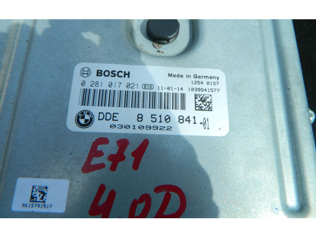 Řídící jednotka 8510841 BMW X6 E71 2012