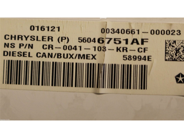 Панель приборов K56046751AG, 56046751AF Fiat Freemont