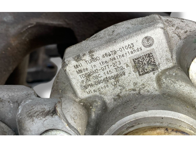 Турбина Volkswagen Golf Plus 4937301003, 03C145702A для двигателя CAXA