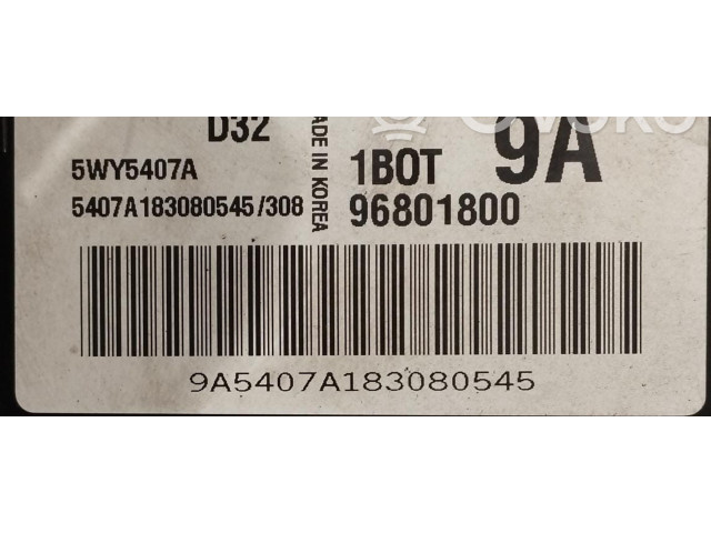 Řídící jednotka 5WY5407A, 5WY5407A Daewoo Matiz 2008