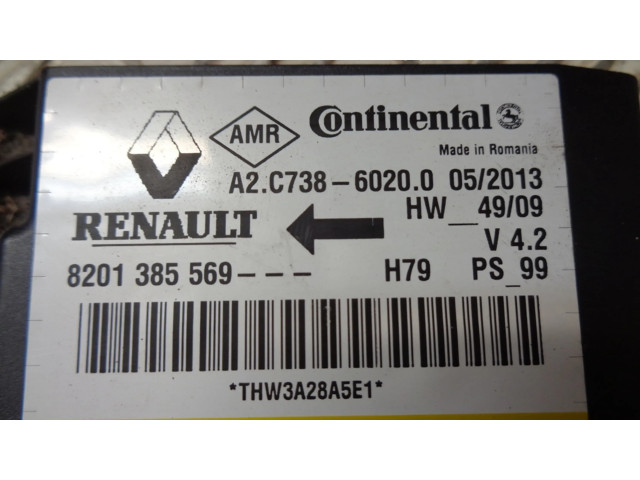 Блок подушек безопасности 8201385569 Dacia Duster