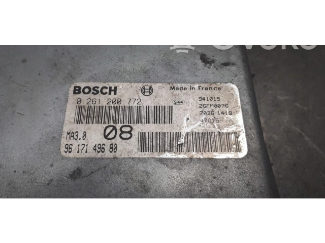 Řídící jednotka 0261200772 Peugeot 106 2000