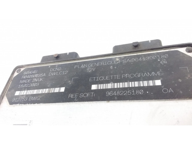 Řídící jednotka 9641390180, 9648225180   Citroen Berlingo 2002