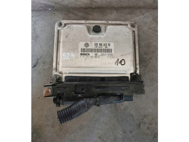 Блок управления двигателя 038906019NS Skoda Fabia Mk2 (5J)