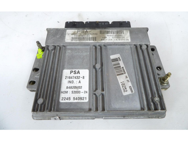 Řídící jednotka 9646989080, 9646989080   Citroen Berlingo 2002