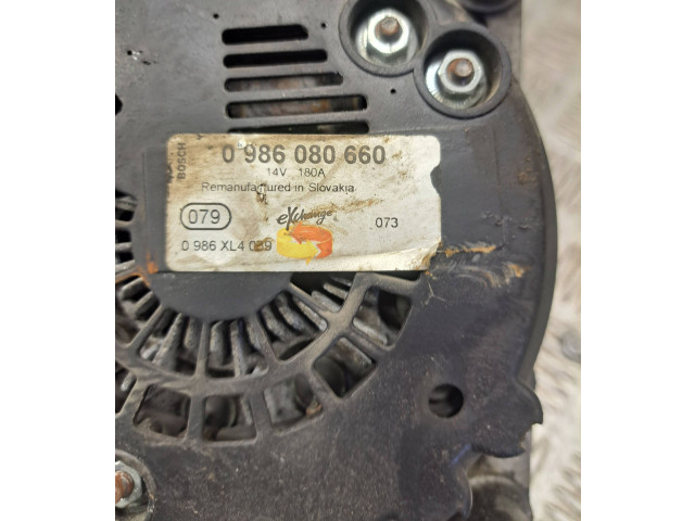 Генератор 0986080660, 0986XL4039   Citroen C5      