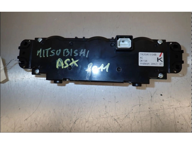 Блок управления климат-контролем 7820A115XB Mitsubishi ASX
