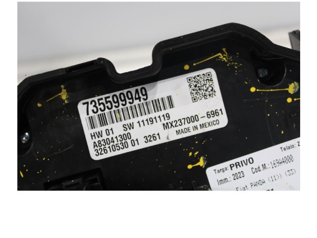 Блок управления климат-контролем 735599949   Fiat Panda III