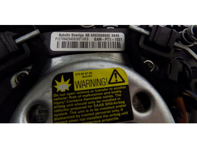 Подушка безопасности водителя Saab 9-3 Ver2