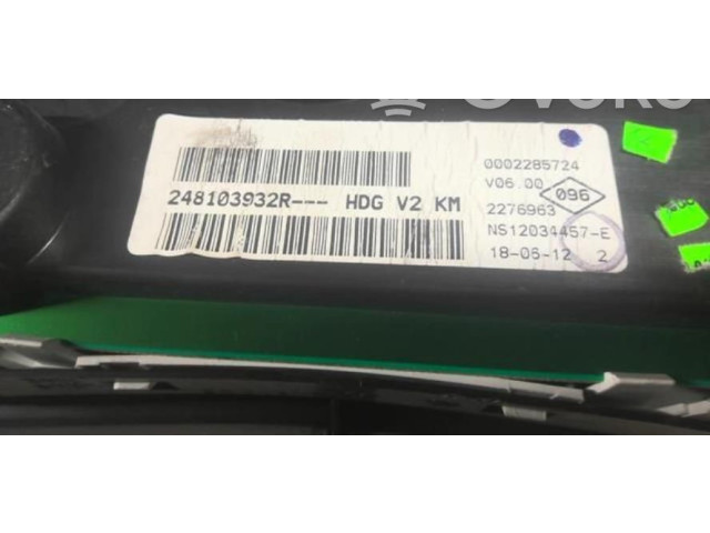 Панель приборов 248107594R   Dacia Dokker       