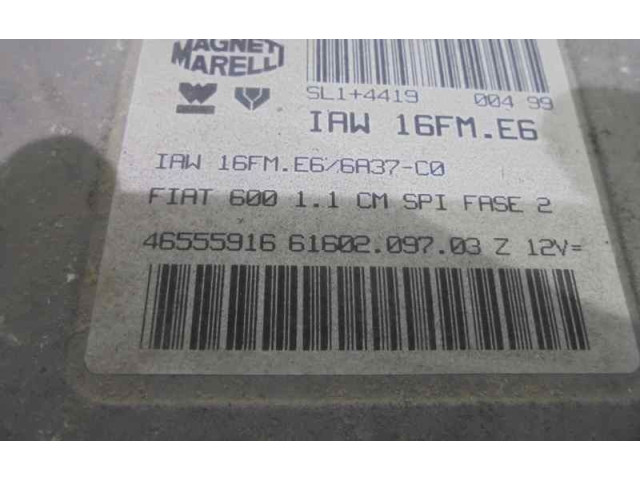 Řídící jednotka 46555916, 6160209703 Fiat Seicento/600 1999