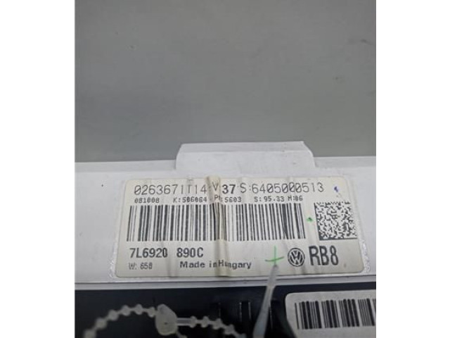 Панель приборов 7L6920890C, 7L6920890C   Volkswagen Touareg I       