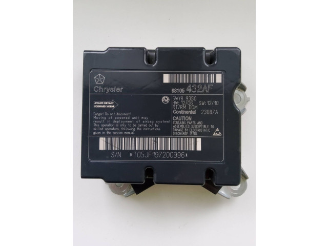Блок подушек безопасности 68105432AF, 5WY89350   Chrysler Town & Country V