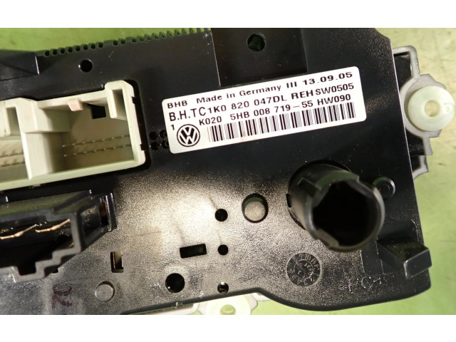Блок управления климат-контролем 1K0820047DL   Volkswagen Jetta V