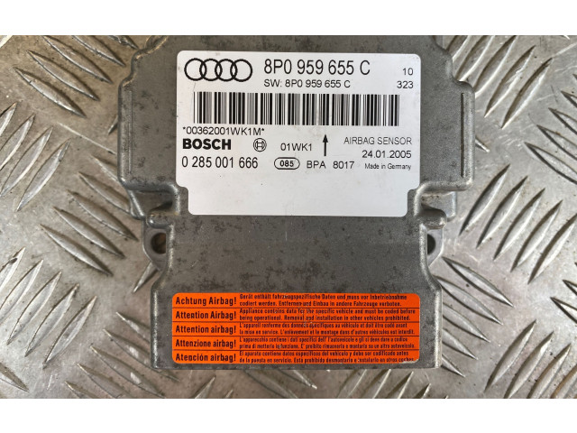 Блок подушек безопасности 8P0959655C, 0285001666   Audi A3 S3 8P