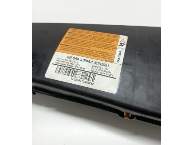 Подушка безопасности в сиденье 617604400, 31315931 Volvo XC60