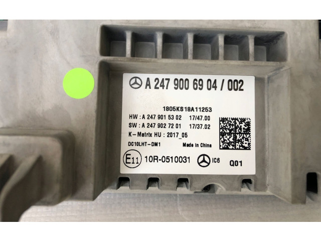 Přístrojová deska Mercedes-Benz B W247 2018 2479006904