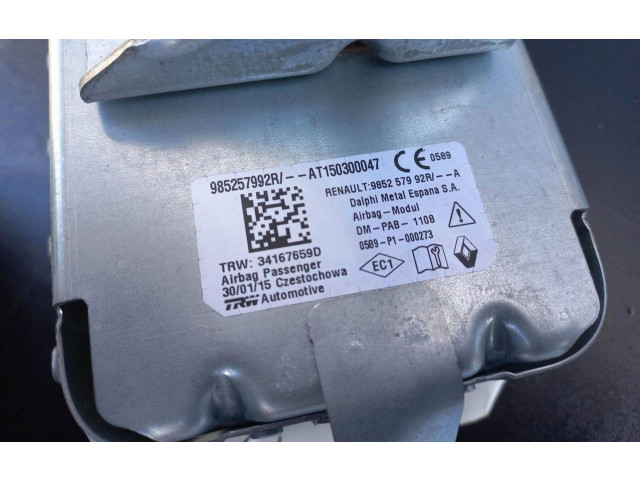 Подушка безопасности пассажира 985257992R, 34167659D   Renault Twingo III