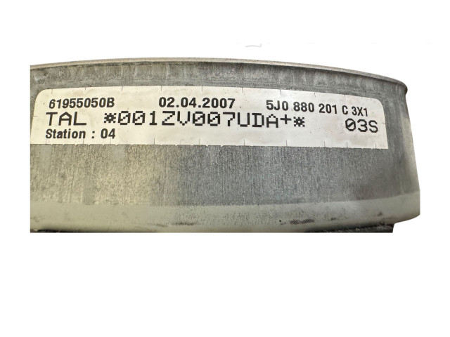 Подушка безопасности водителя 5J0880201C, 61955050B Skoda Fabia Mk2 (5J)